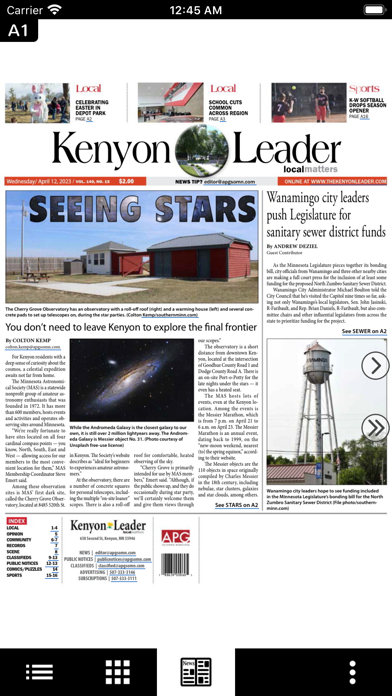 Kenyon Leader Screenshot
