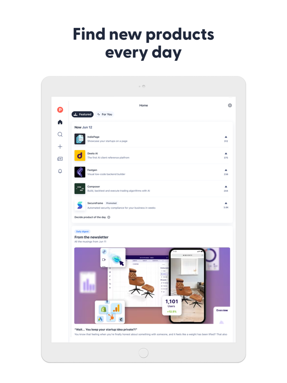 Screenshot #5 pour Product Hunt