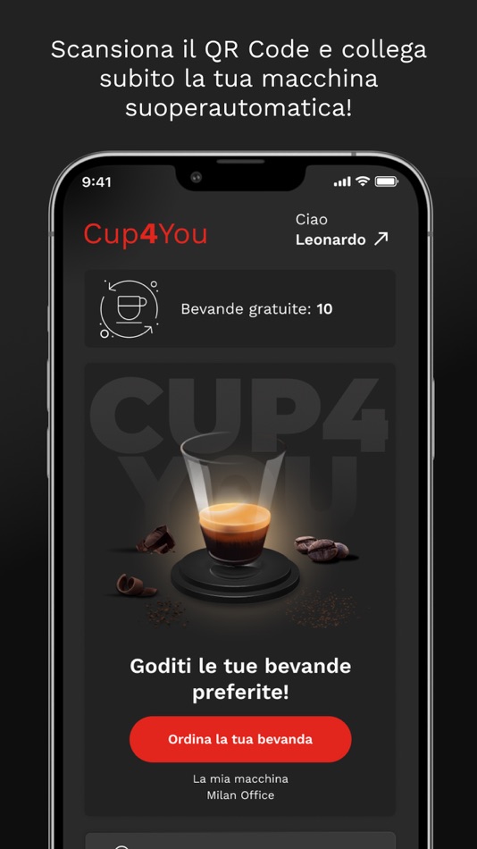 #2. Cup4You User HOST23 (iOS) 由: Cimbali Group SPA