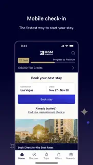 mgm rewards iphone screenshot 1