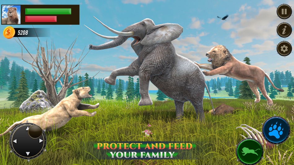 #2. Safari Lion Simulator Game 3D (iOS) Podle: shahroz shahzad butt