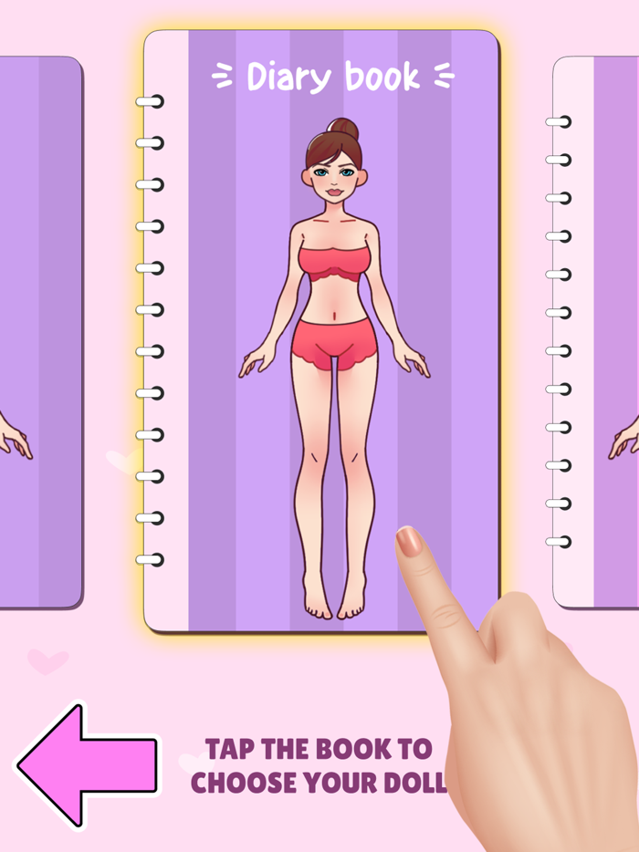 DIY Doll Diary Paper Dress Up