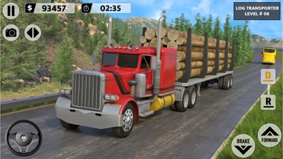 Log Transporter Truck Driving Screenshot
