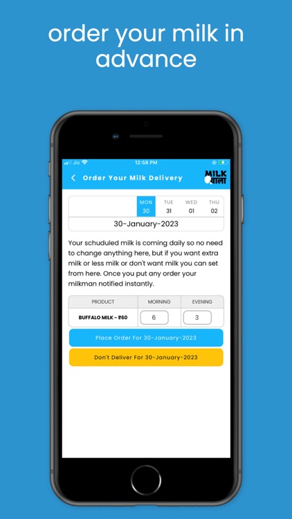 Milk Wala - Customer