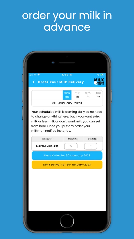 #3. Milk Wala - Customer (iOS) By: Paresh Gami