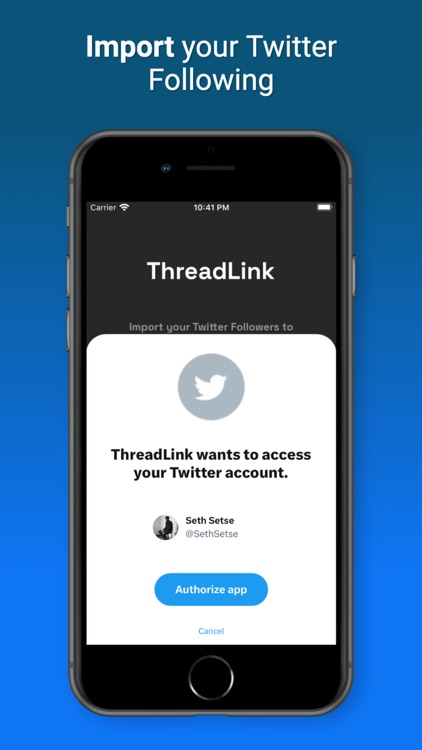 ThreadLink : Import Followers