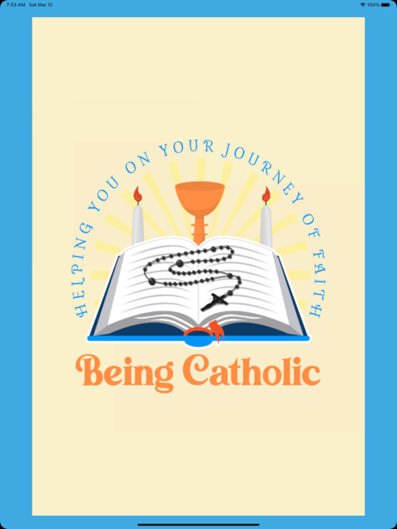 Being Catholic Mobile iPad screenshot 1 - Lifestyle app