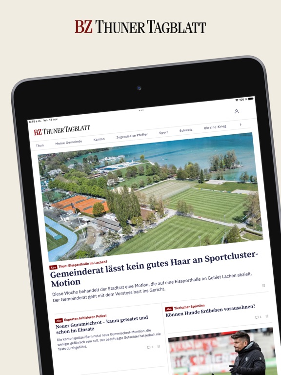 Screenshot #4 pour BZ Thuner Tagblatt