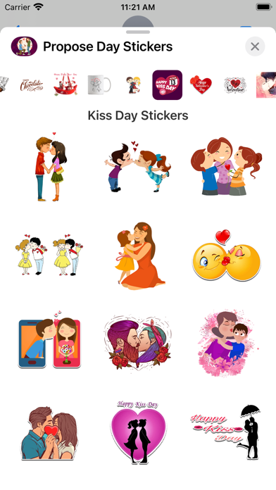 Screenshot #3 pour Propose Day Stickers