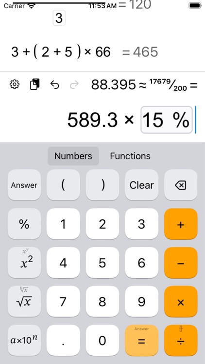 Intuitive Calculator