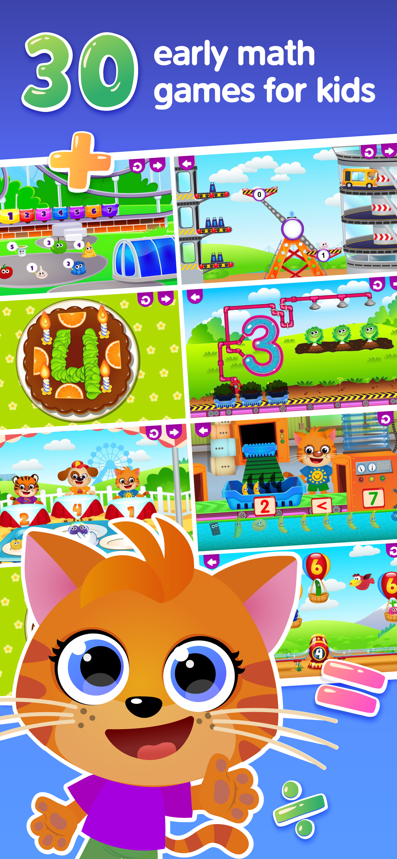 Numbers learning kids games 2