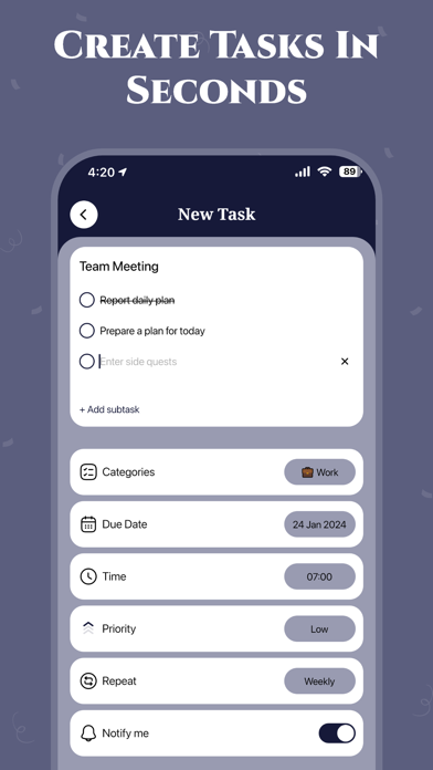 Screenshot #3 pour Focus Metrics