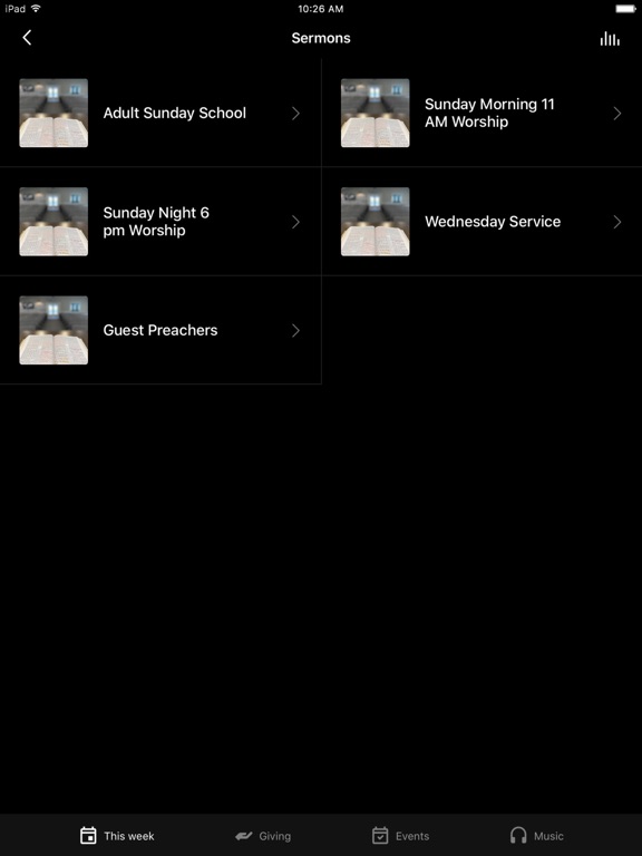 Bible Believers Baptist Church iPad screenshot 2 - Education app