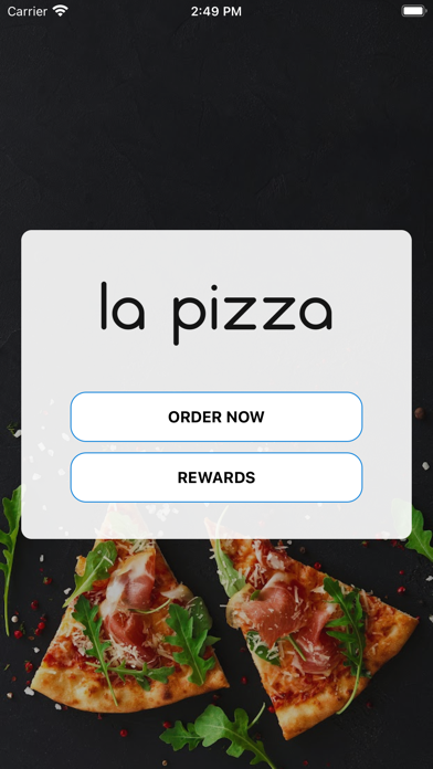 La Pizza App Screenshot