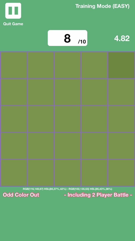 #2. Odd Color Out - Multiplayer (iOS) Podle: KAZUYA KAMIOKA