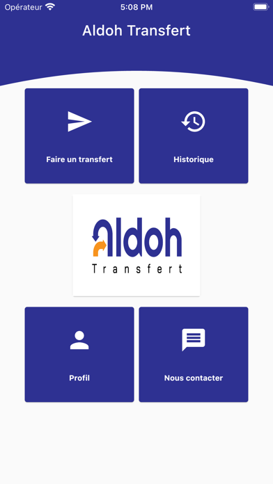 Aldoh Transfert Screenshot