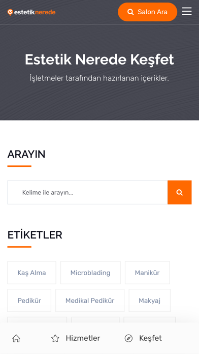 Estetik Nerede Screenshot