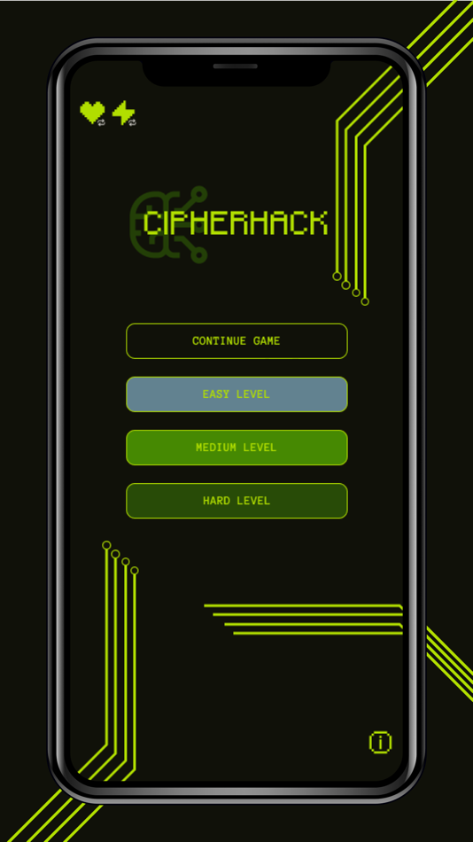 #2. Cipherhack - Puzzle Game (iOS) By: Farid Fakhnavar