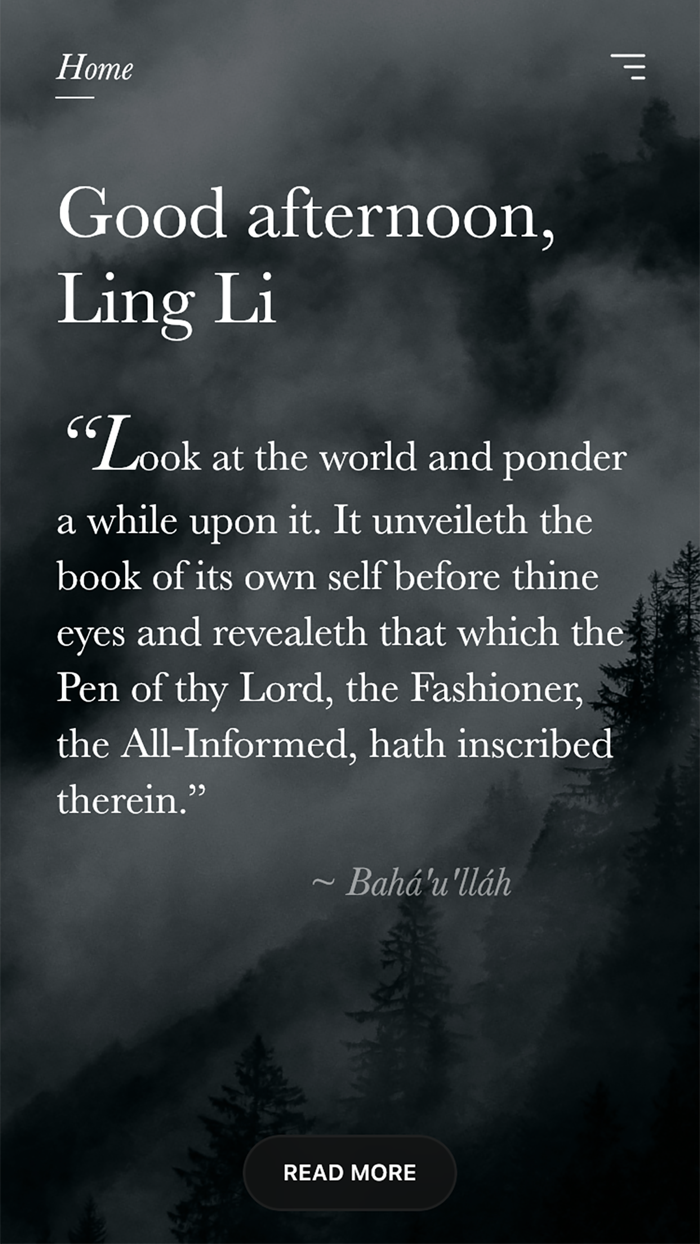 Dawn - Baháí Writings