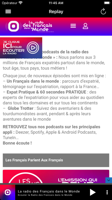 Francais dans le monde Screenshot