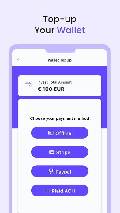 Startup Equity CrowdFunding Screenshot