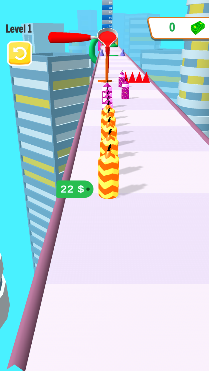 Candle Stack 3D - Craft Runner