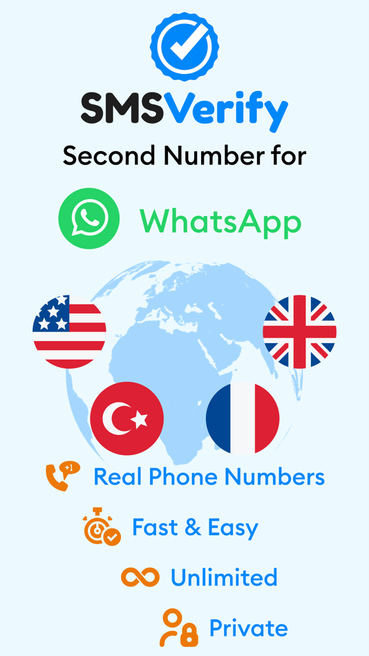 #1. SMSVerify - Virtual Number (iOS) 由: Mobile Victory