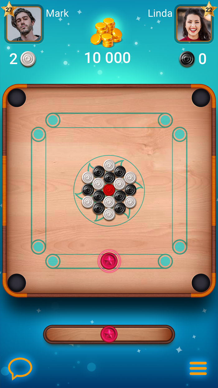 Carrom Lure - Disc pool game