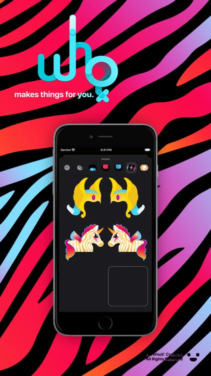 JWhoX GET Zubracorn Sticker