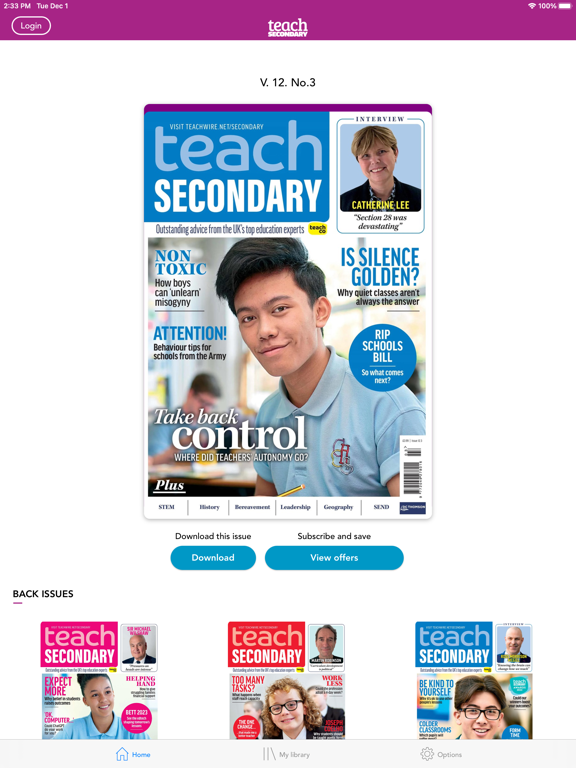 Screenshot #4 pour Teach Secondary Magazine