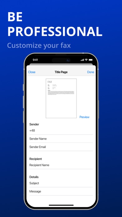 FAX App - Send Documents Easy Screenshot