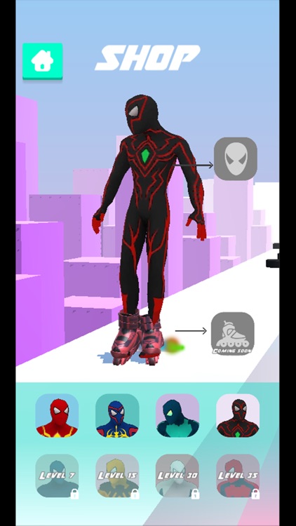 Superhero Skates Roller Run screenshot-6