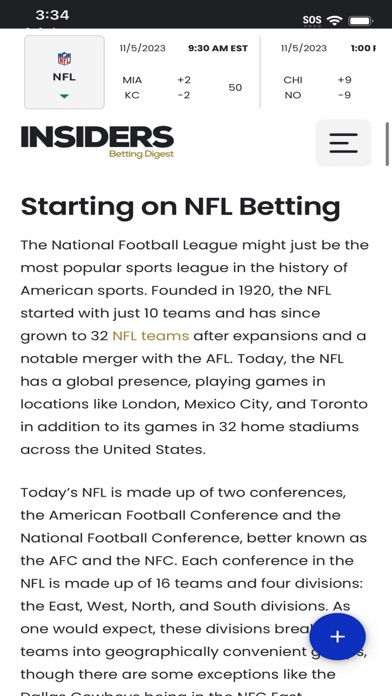 Insiders Betting-Digest Screenshot