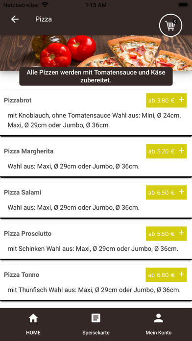 Mec Pizza und Döner Screenshot