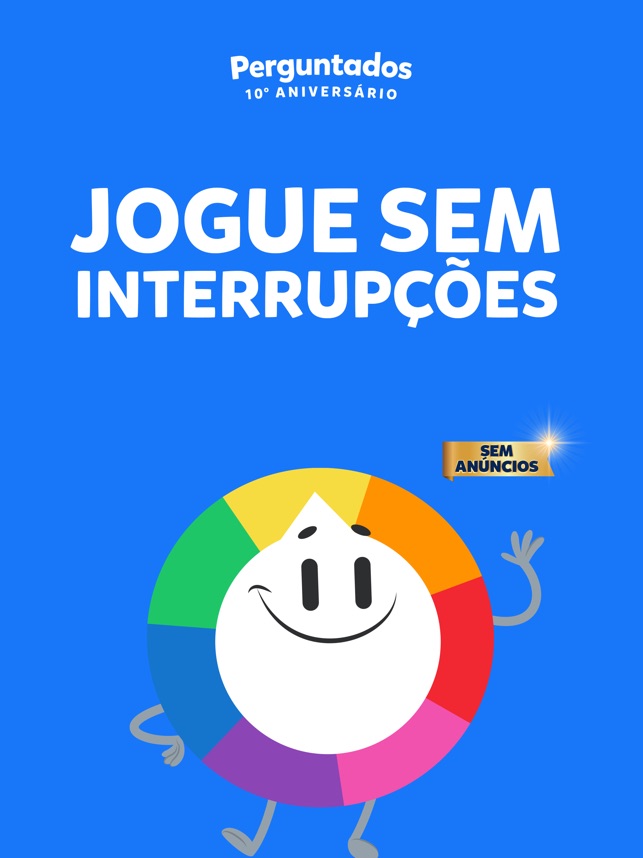 Perguntados' é um jogo de perguntas e respostas sobre seis categorias:  Arte, Ciência, Esporte, 