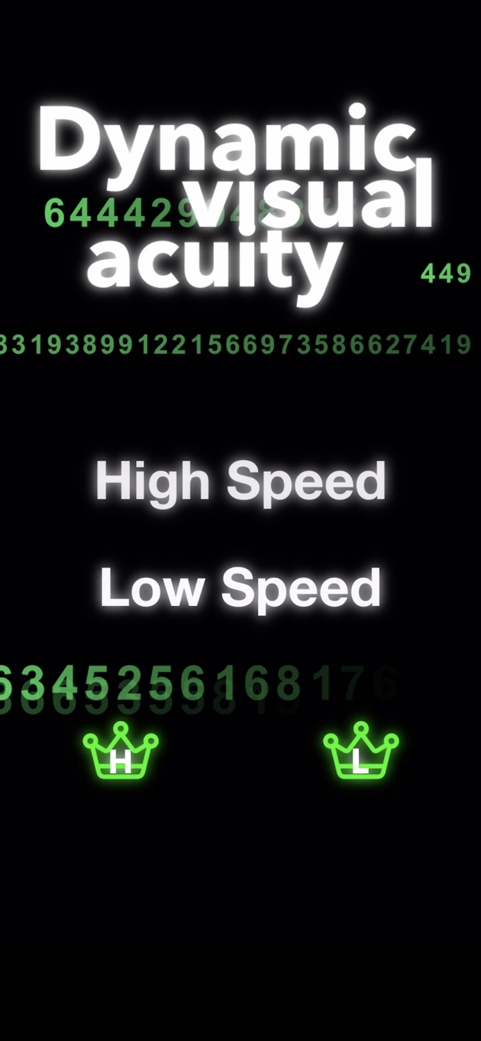 Dynamic Visual Acuity
