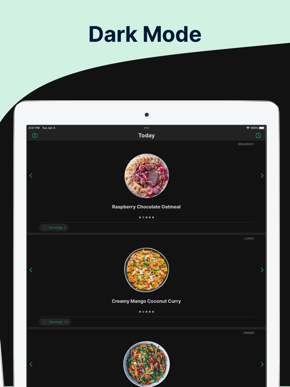 feastr Meal Plan & Recipes iPad screenshot 9 - Health & Fitness app