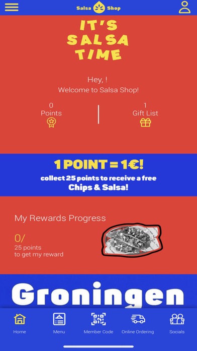 Salsa Shop Screenshot