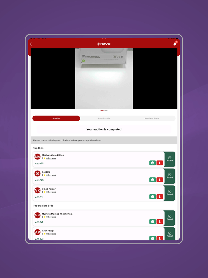 RAVO Buy and Sell in 24H