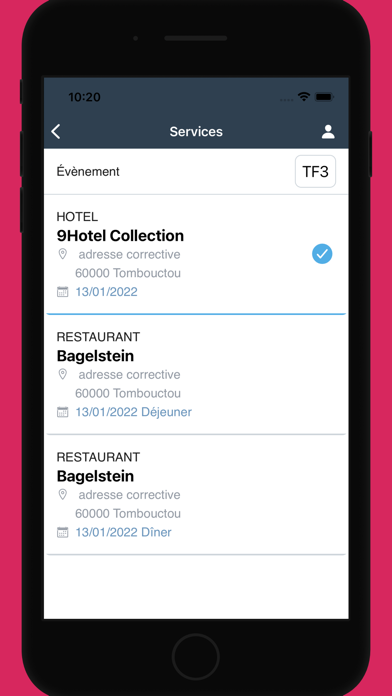 TravelApp Scan Screenshot