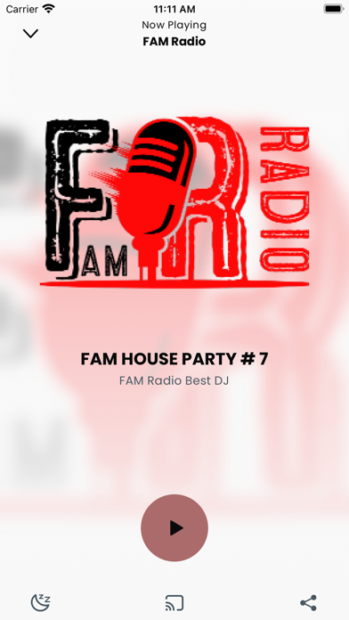 FAM Radio Screenshot