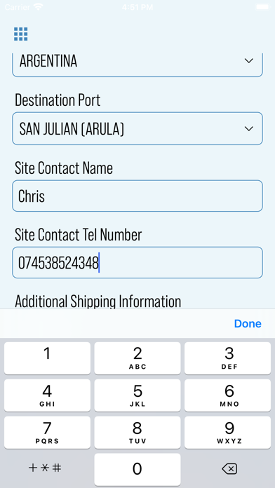 Blueline Shipping Screenshot
