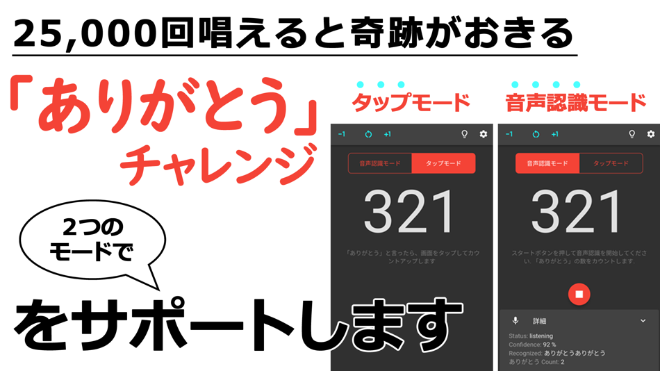 #1. ありがとうカウンター (iOS) 由: Ai Imai