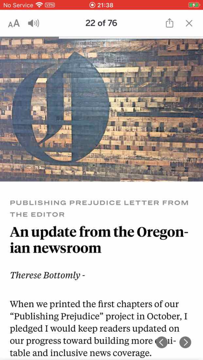 The Oregonian News
