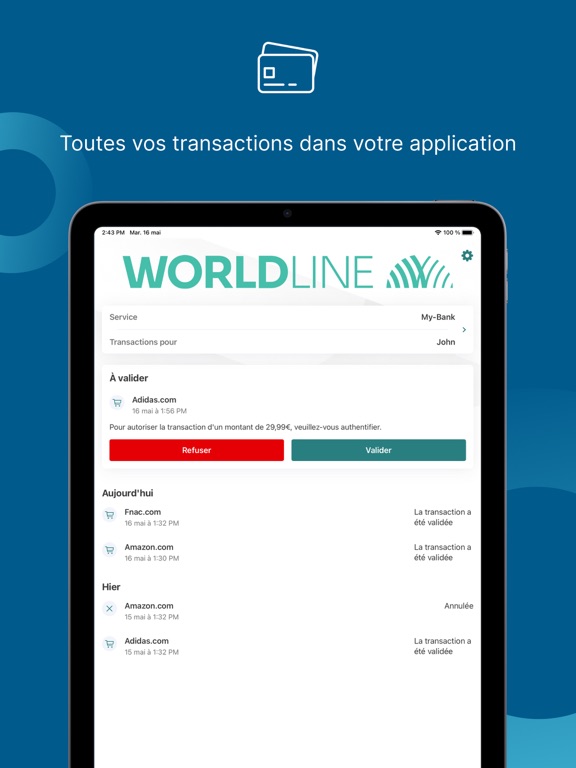 Screenshot #4 pour Worldline Authenticator