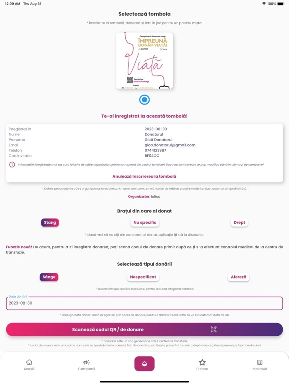 BlooDoChallenge iPad screenshot 6 - Medical app