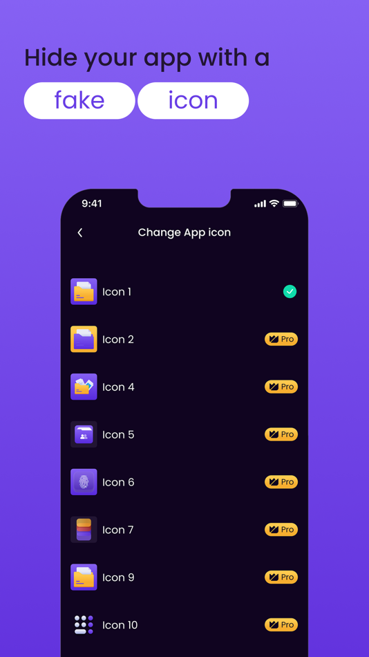 #5. LockOn- Secret Folder (iOS) بواسطة: Omelyan Didyk