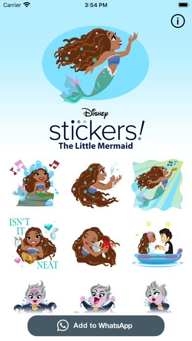 The Little Mermaid Stickers screenshot 1