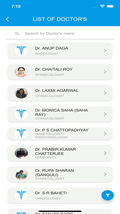 RB Patient App Screenshot