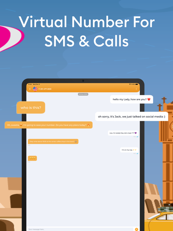 Globee: eSIM & Real 2nd Line iPad screenshot 4 - Travel app